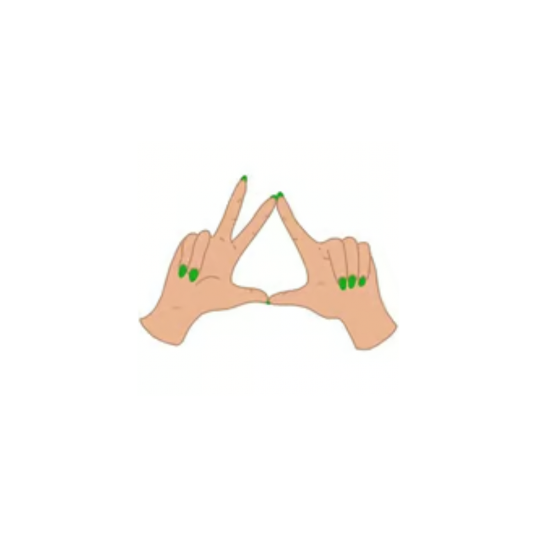 Greek Hand Sign Pin
