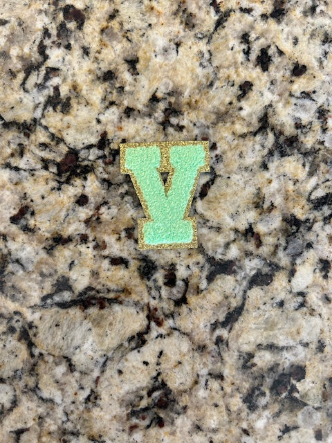 Neon Green Letter Patches
