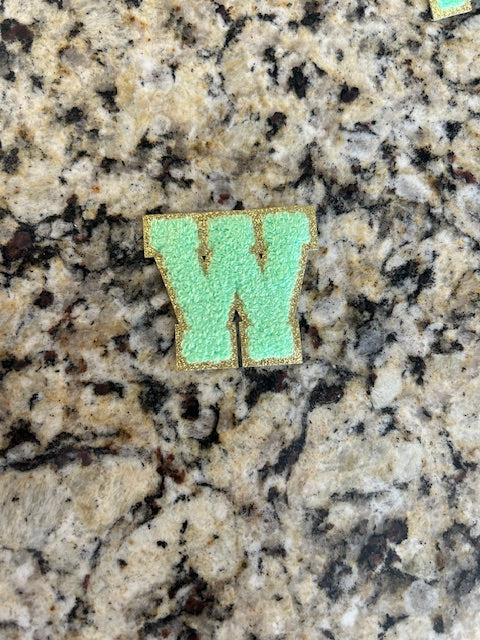 Neon Green Letter Patches