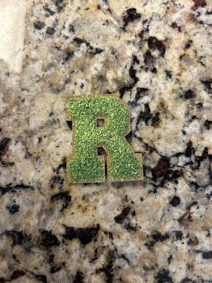Green Letter Patches