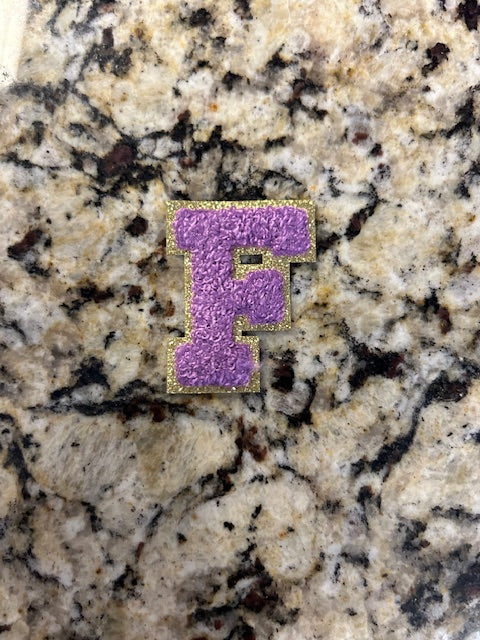 Purple Letter Patches