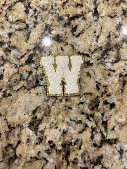 White Letter Patches